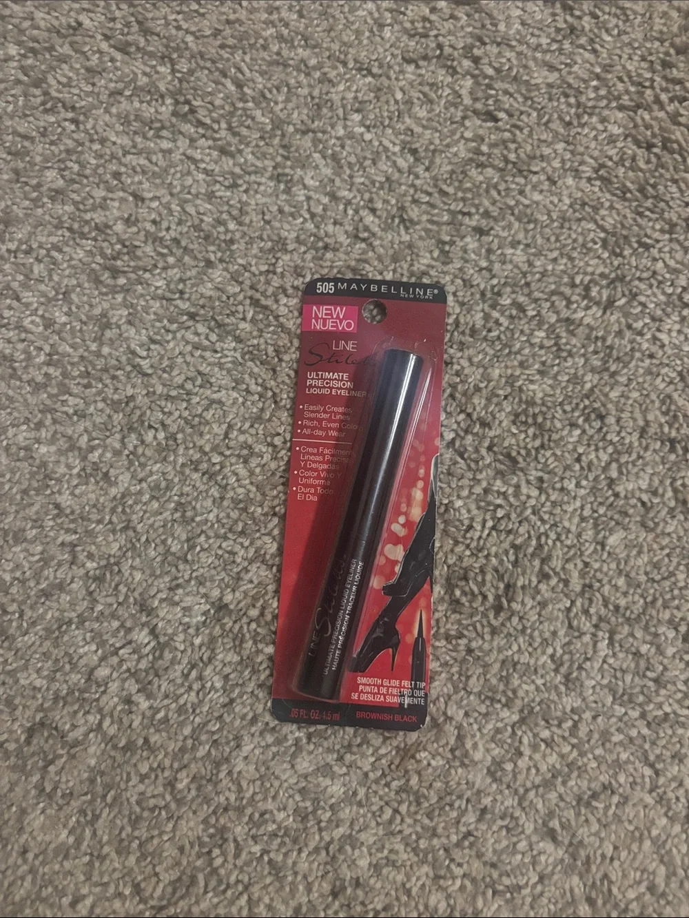 Maybelline Precision Liquid Eyeliner in brownish black